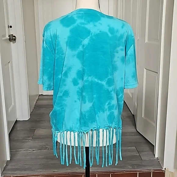 Disney Mickey Mouse Original Blue Tie dye T-shirt Classic Mickey Size Large - Picture 7 of 8